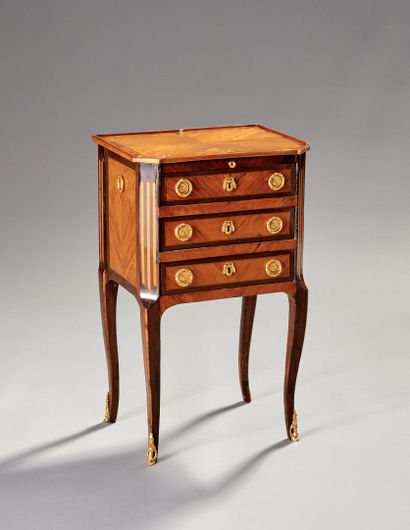 Living room table, all faces in rosewood...