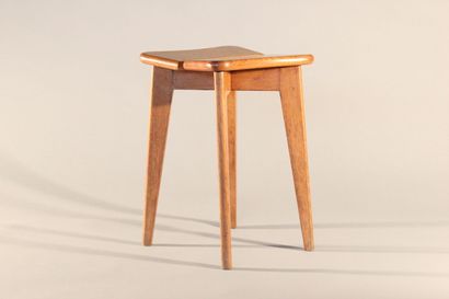 Marcel GASCOIN (1907 - 1986)

Oak stool 