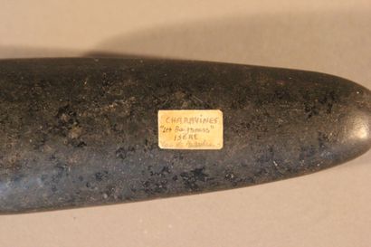 Polished stone axe.

Provenance: Charavines,...