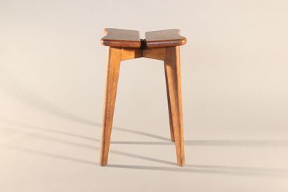 Marcel GASCOIN (1907 - 1986)

Oak stool 