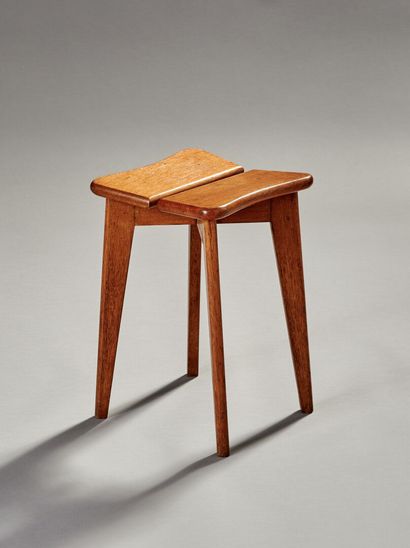 Marcel GASCOIN (1907 - 1986)

Oak stool 