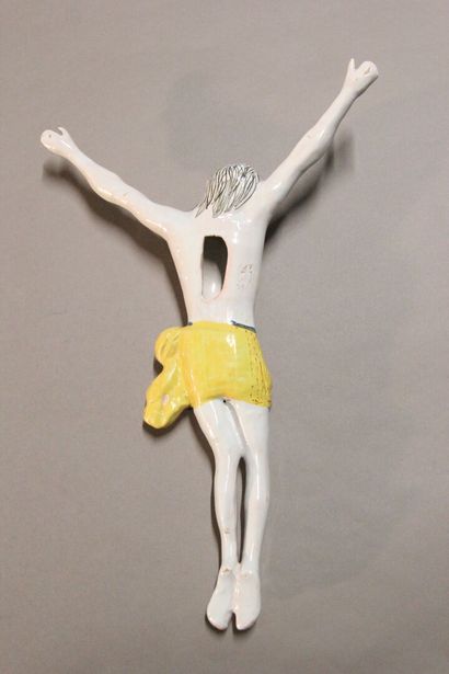 ROUEN.

Christ in polychrome earthenware.

Base...