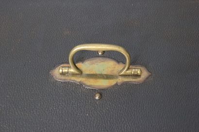 Box of Household with the top leather with...