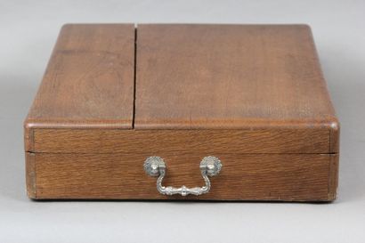 Household box in wood (walnut ?) from the...