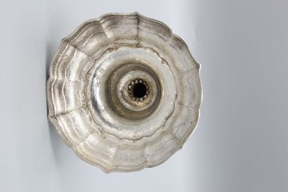 BORDEAUX 1763-64.
Paire de flambeaux bordelais...