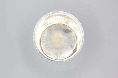 Timbale en argent d'époque vers 1840, à fond...