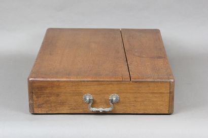 Household box in wood (walnut ?) from the...