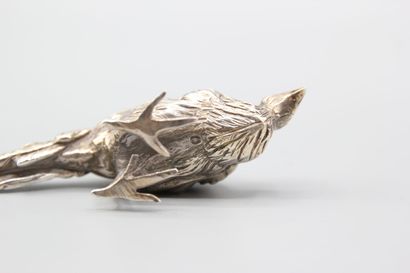 Silver pheasant (melted and chased).
Hallmark...