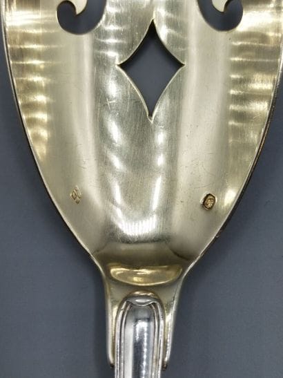 Service à salade en argent de modèle filets...
