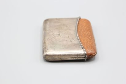 Cigar case decorated with an engraved bullfighting...