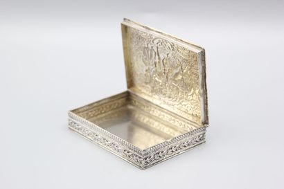 Rectangular silver box in the 18th century...