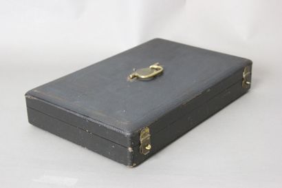 Box of Household with the top leather with...