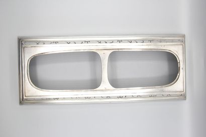 Silver planter or centerpiece.
Decorated...