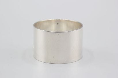 Service composed of its six silver napkin...