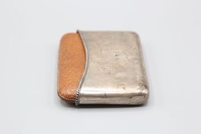 Cigar case decorated with an engraved bullfighting...