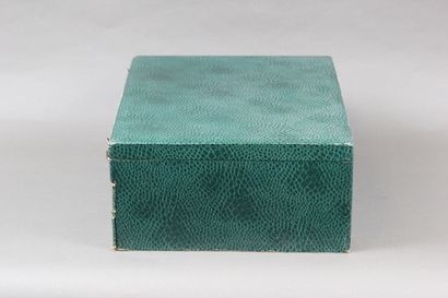 Household box with 3 large trays (a top tray...