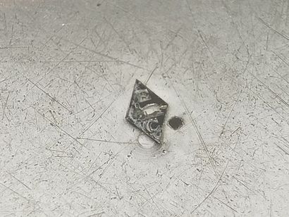 Straight silver tumbler.
Figured 