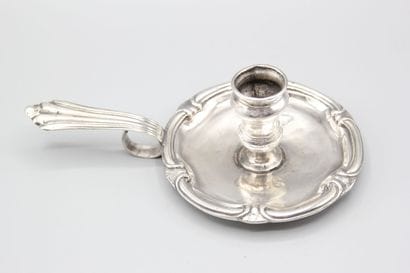 RENNES 1779-80
Rare bougeoir à main breton...