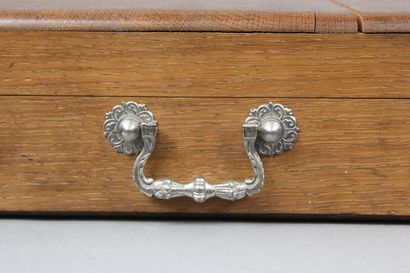 Household box in wood (walnut ?) from the...