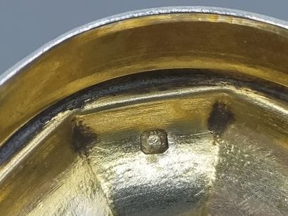 PARIS 1838-47
Coquetier en argent et vermeil...