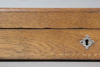 Household box in wood (walnut ?) from the...