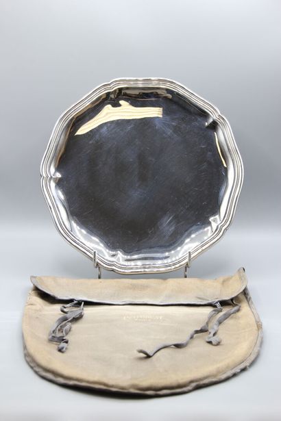 PUIFORCAT.
Large tripod silver display by...