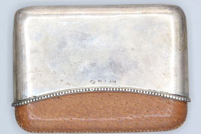 Cigar case decorated with an engraved bullfighting...