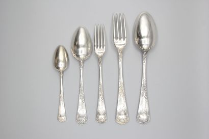 Ménagère complète en argent de PUIFORCAT...
