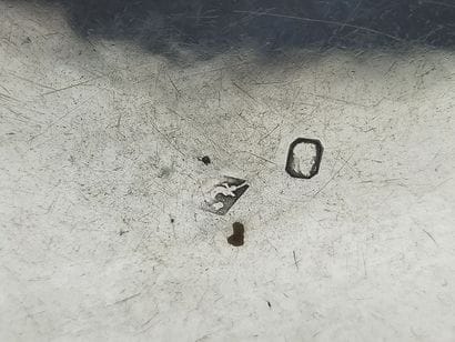 Timbale en argent de modèle uni.
Poinçons...