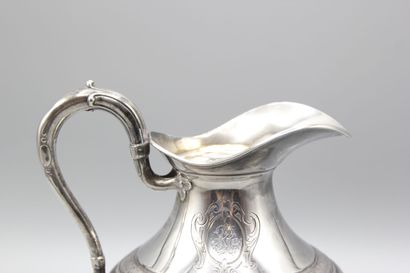 Pitcher or creamer in silver.
Incised decoration...