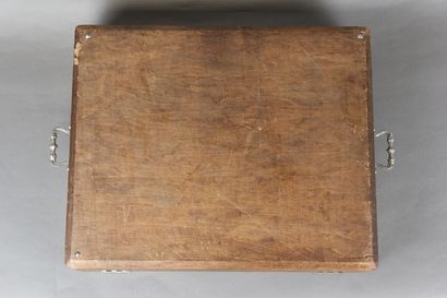 Household box in wood (walnut ?) from the...