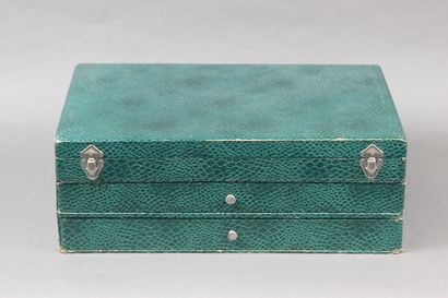 Household box with 3 large trays (a top tray...