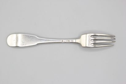 LIMOUX 1732-44 ( Aude) 
Fourchette en argent...
