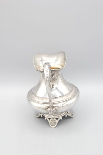 Pitcher or creamer in silver.
Incised decoration...