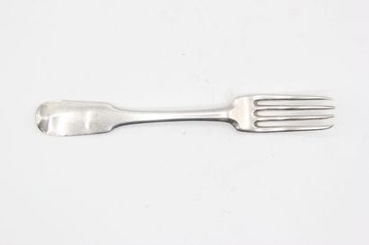 RENNES 1733-34.
Fourchette de table bretonne...