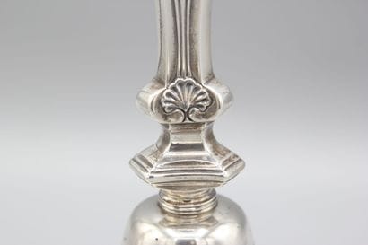 BORDEAUX 1763-64.
Paire de flambeaux bordelais...