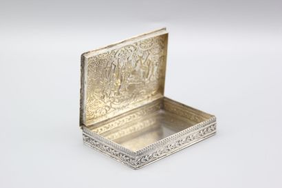 Rectangular silver box in the 18th century...