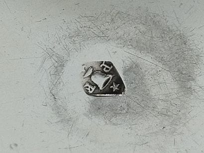 Timbale en argent d'époque vers 1840, à fond...