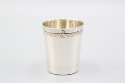 Service à liqueur en argent composé de ses...