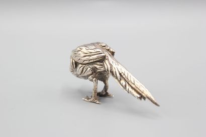 Silver pheasant (melted and chased).
Hallmark...