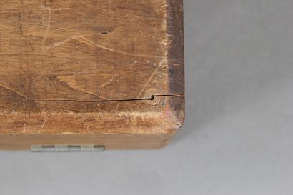 Household box in wood (walnut ?) from the...