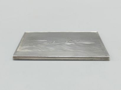 Silver plate of the committee of the festivals...