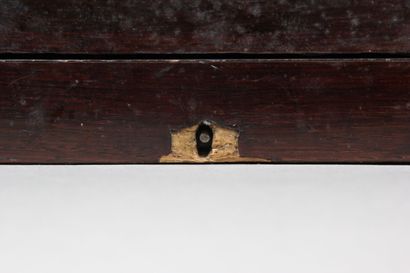 Household chest in rosewood veneer 
Brass...