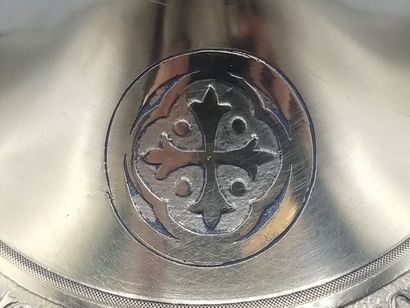 Chalice in vermeil, plain model, decorated...