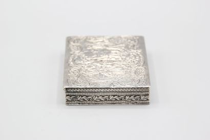Rectangular silver box in the 18th century...