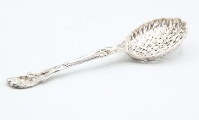 Cuillère à sucre en argent de Style XVIIIeme...