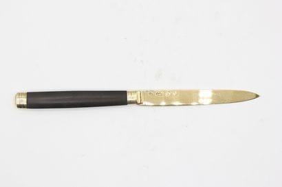PARIS 1788.
Couteau / Coupe papier d'époque...