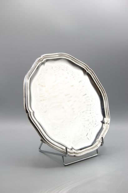 PUIFORCAT.
Large tripod silver display by...