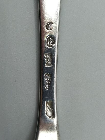 NARBONNE 1782 
Fourchette de table en argent...
