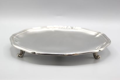 PUIFORCAT.
Large tripod silver display by...
